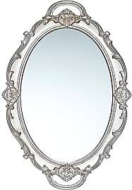 LONGWIN Ovaler Vintage-Spiegel für