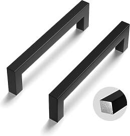 LONTAN 2 Stück Schrankgriffe Schwarz 96mm