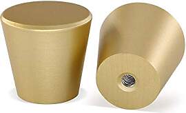 LONTAN 4 Möbelknöpfe Gold, Metall