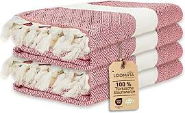 Loomvia | 4er Pack | Hamamtuch groß 100x180 aus