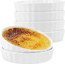 LOPYXBR 6 Stück Creme Brulee Schälchen,