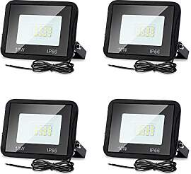 Lospitch 4er 10W LED Strahler Außen Scheinwerfer, 
