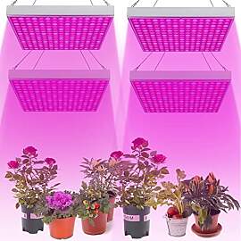 Lospitch 4X Pflanzenlampe LED 45W,LED Grow