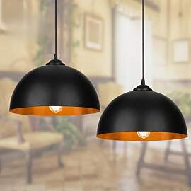 Lospitch Pendelleuchte Retro-Lampenschirm