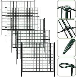 Lospitch Teichzaun Gartenzaun,Zaun Teich 33tlg 15