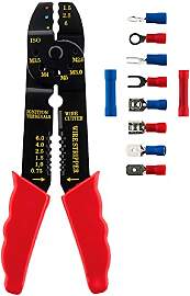 Lot de 50 cosses assorties avec pince à sertir
