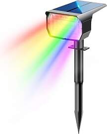 LOTMOS Bunt RGB Solarlampen für Außen Garten 20