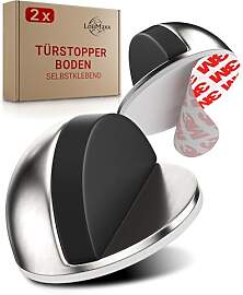 LouMaxx Türstopper Boden kleben 2er Set –