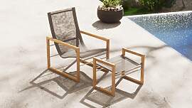 Loungehocker Sofia - taupe