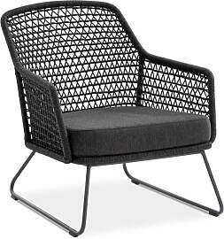 Loungesessel Kubu - Kordelflechtung, Aluminium