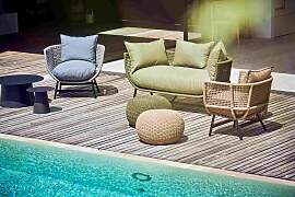 Loungesessel Suka aus Aluminium, modern
