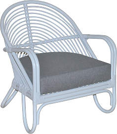 Loungesessel, weiß, B:70cm H:80,5cm T:72cm, Bezug 