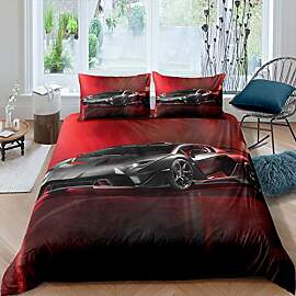 Loussiesd Cooler Roter und Schwarzer Sportwagen