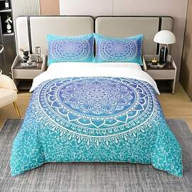 Loussiesd Mandala 2 Teilig Bettwäsche Set