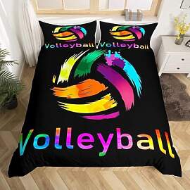 Loussiesd Volleyball Bettwäsche Set 135x200cm