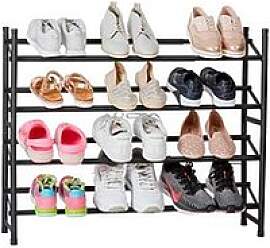 LOVE !T STORE !T Teleskop-Schuhregal LOFT schwarz