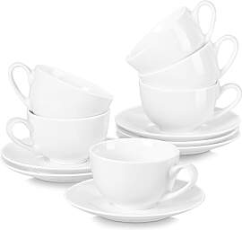 LOVECASA Kaffeeservice Porzellan, Sweet 12-teilige 