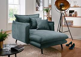 Loveseat HOME AFFAIRE "Lazio", blau