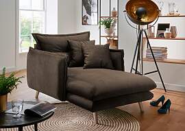 Loveseat HOME AFFAIRE "Lazio", braun