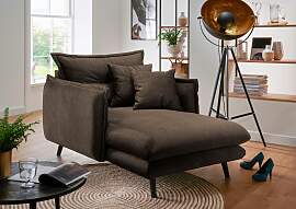 Loveseat HOME AFFAIRE "Lazio", braun