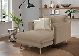 Loveseat HOME AFFAIRE "Lazio", braun