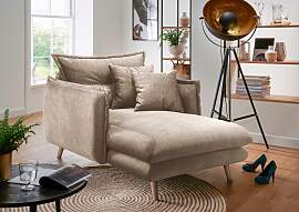 Loveseat HOME AFFAIRE "Lazio", braun