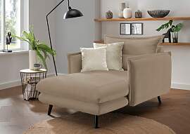 Loveseat HOME AFFAIRE "Lazio", braun