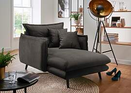 Loveseat HOME AFFAIRE "Lazio", grau