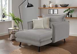 Loveseat HOME AFFAIRE "Lazio", grau
