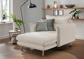 Loveseat HOME AFFAIRE "Lazio", weiß,