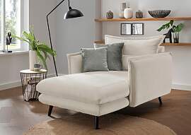 Loveseat HOME AFFAIRE "Lazio", weiß,