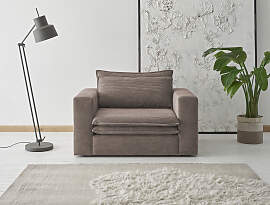 Loveseat HOME AFFAIRE "PIAGGE", braun