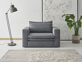 Loveseat HOME AFFAIRE "PIAGGE", grau
