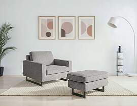 Loveseat HOME AFFAIRE "Pinto 105 cm, Cord,
