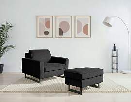 Loveseat HOME AFFAIRE "Pinto 105 cm, Cord,