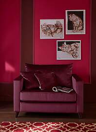 Loveseat HOME AFFAIRE "Renesse", rot,
