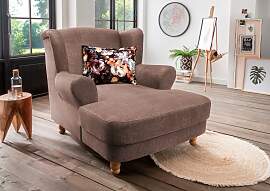 Loveseat HOME AFFAIRE "Tassilo", braun