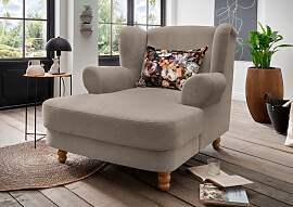 Loveseat HOME AFFAIRE "Tassilo", braun