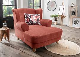 Loveseat HOME AFFAIRE "Tassilo", orange