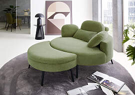 Loveseat OTTO HOME "Riko Sessel, B: 110 cm,