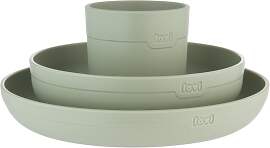 LOVI Tableware Set with Cup Geschirrset Pistachio