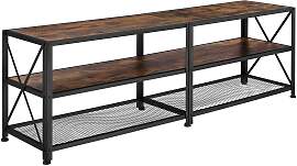 Lowboard - 161 cm, Industrial Holz dunkel, rustikal