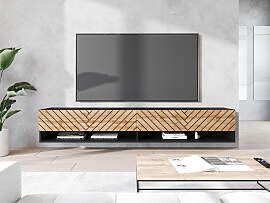 Lowboard HOME AFFAIRE, schwarz (graphit schwarz