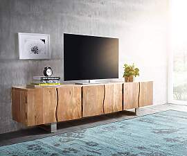 Lowboard Live-Edge 220 cm Akazie Natur massiv 6