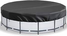 LQCOZYM Poolabdeckung Rund 310 cm – 420D Oxford