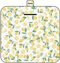 Lrocotanc Picknickmatte 2mx2m (Zitrone) – Große 
