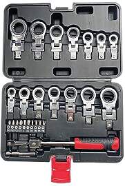 LSLANSOON 27-teiliger Ringmaulschlüssel-Set mit