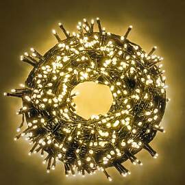 Luccika LED-Lichterkette, 8 Lichtspiele, Grünes
