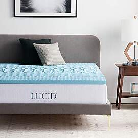 LUCID Matratzen Topper mit 5 Zonen – 5cm Gel