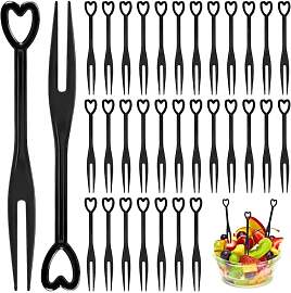 luckaide Obstgabeln, 200 Stück Fingerfood Spieße 